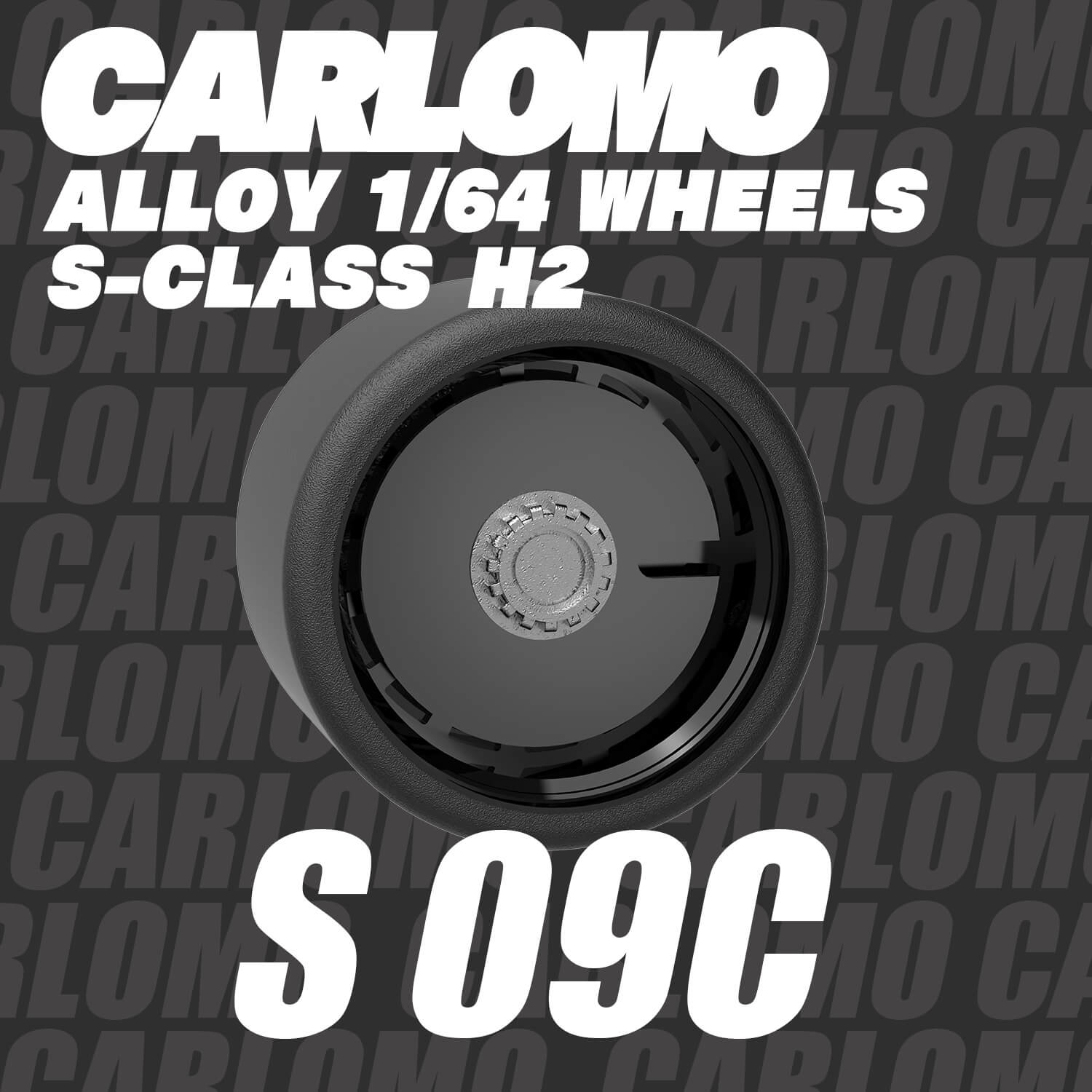 1/64 Scale Wheels 9.5mm Carlomo S-Class S08 S09