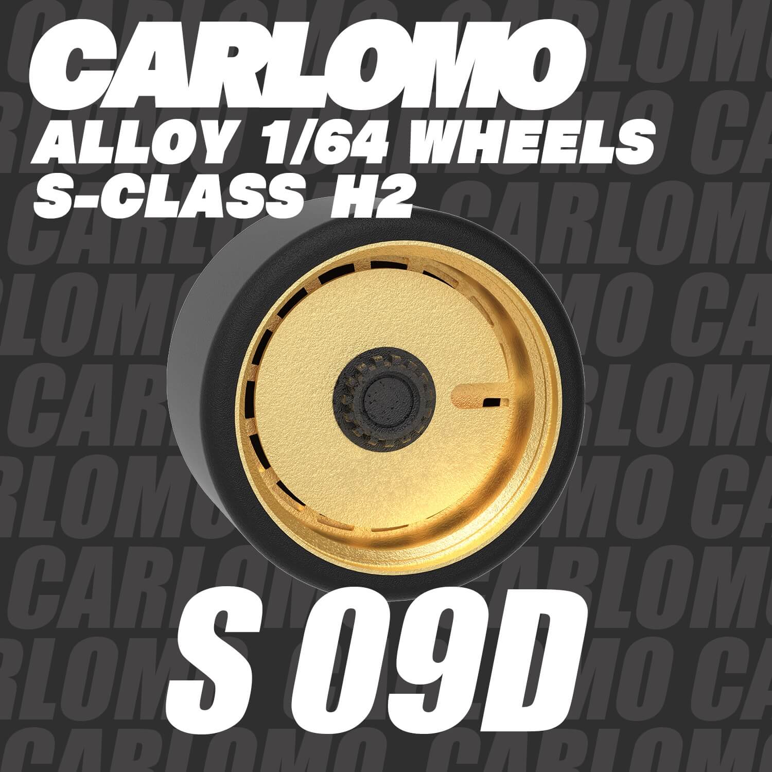 1/64 Scale Wheels 9.5mm Carlomo S-Class S08 S09