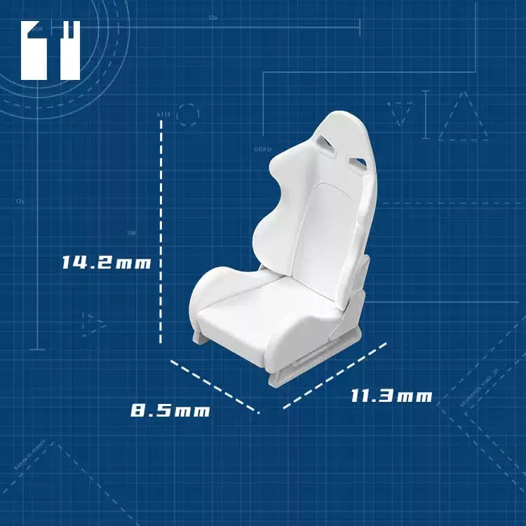 1/64 Racing Buckets Seat Sparco Bride