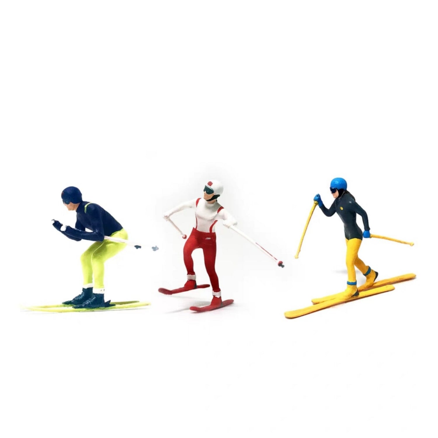 1/64 Figures Skier Snowboarder - 164model