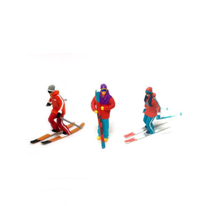 1/64 Figures Skier Snowboarder - 164model