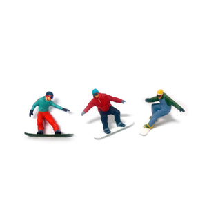 1/64 Figures Skier Snowboarder - 164model