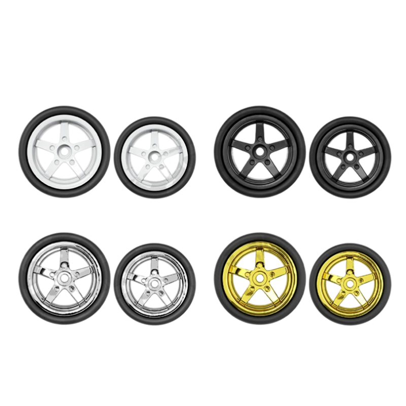 1/64 Staggered Wheels 11mm/13mm Front Small Rear Big TC10