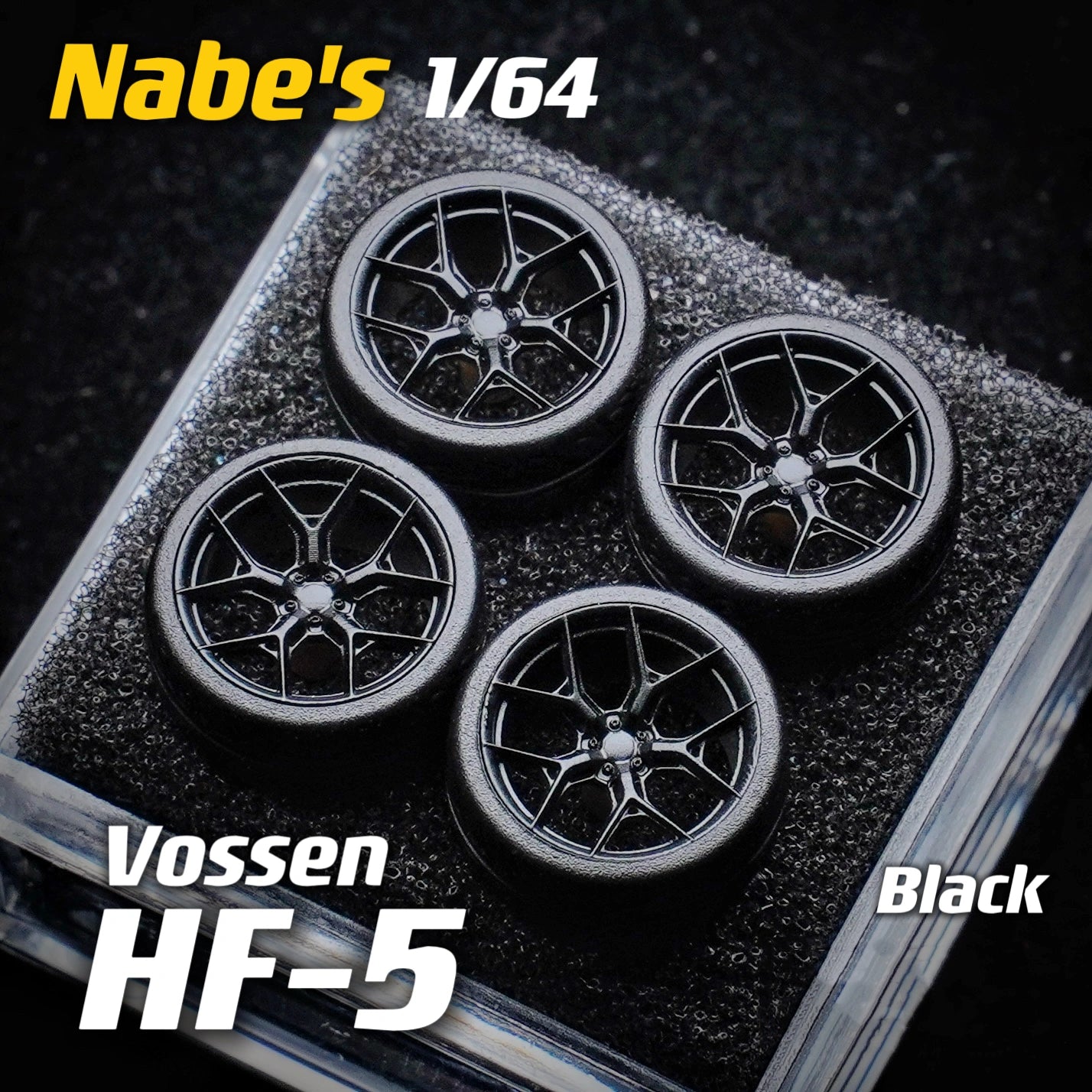 1/64 Scale Wheels 10.5mm Nabes Vossen HF5