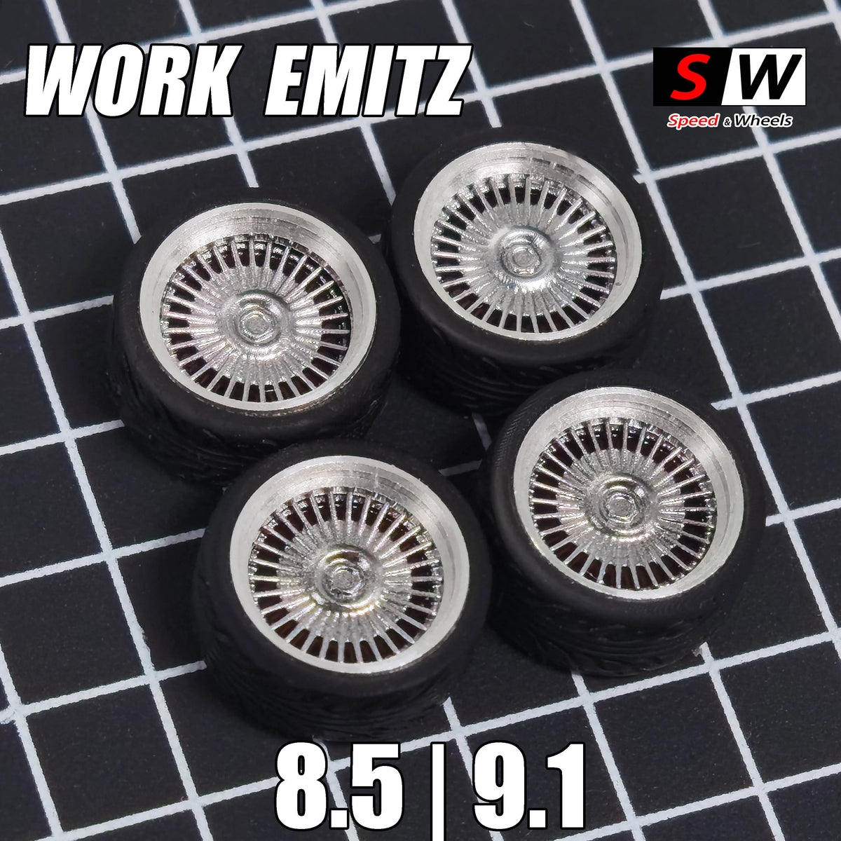 64 Rims 1/64 Scale Wheels and Axles – 164model