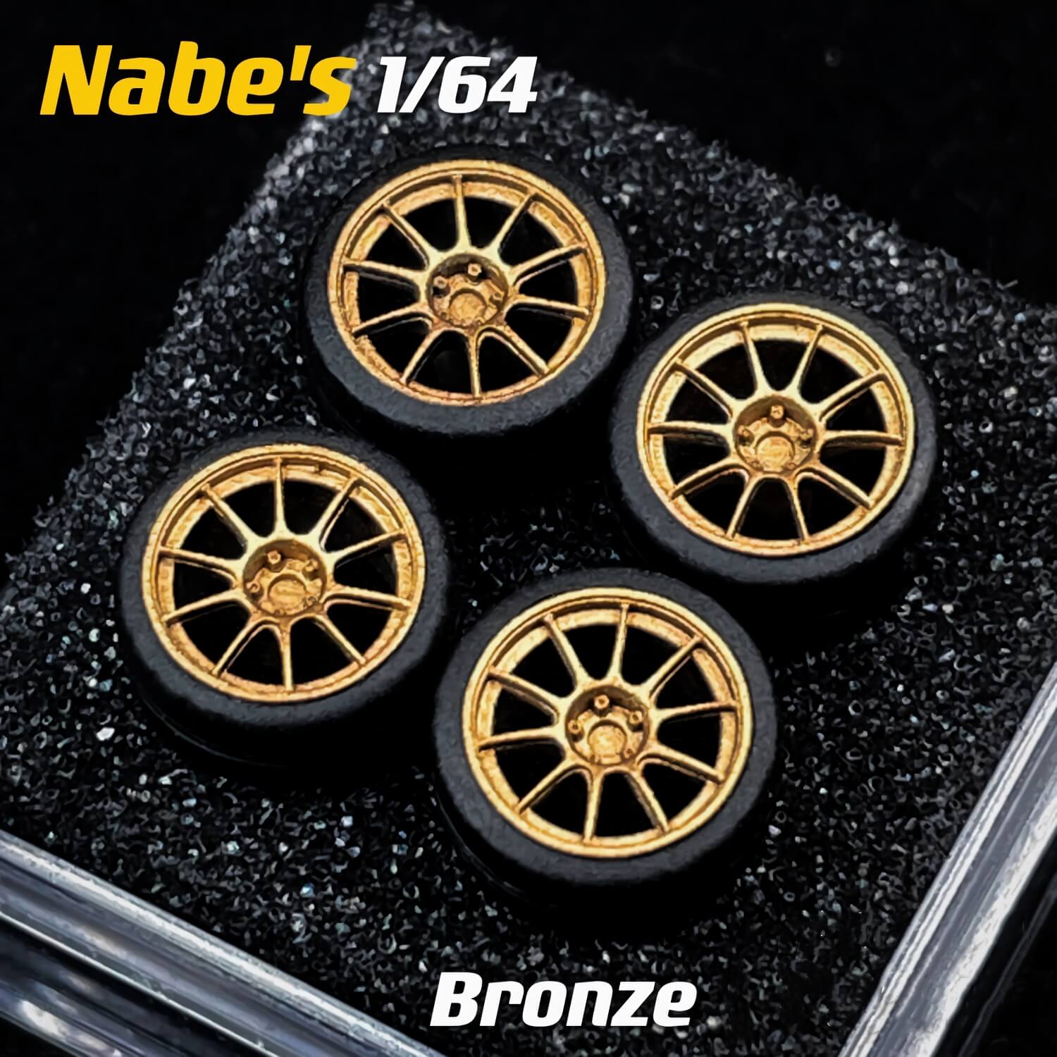 1/64 Scale Wheels 9.8mm Nabes Weds TC105