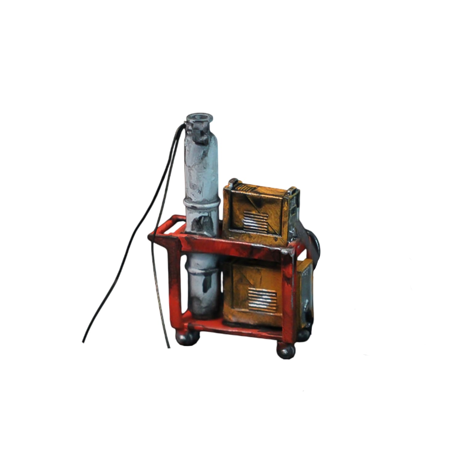 1/64 Welder Gas Cylinders w/ Welding Cart