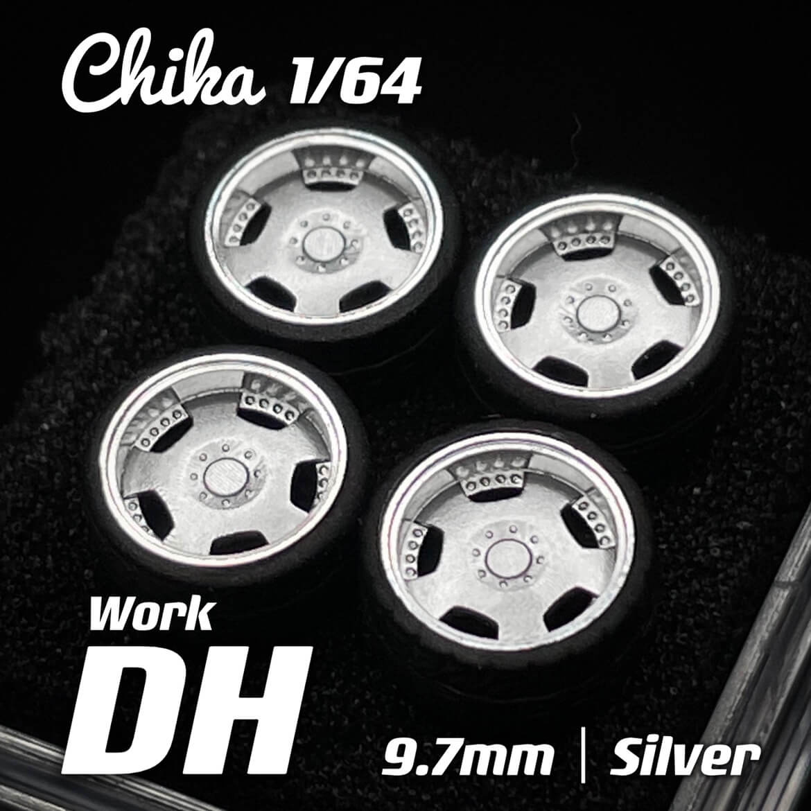 1/64 Scale Wheels 9.7mm Chika Work DH