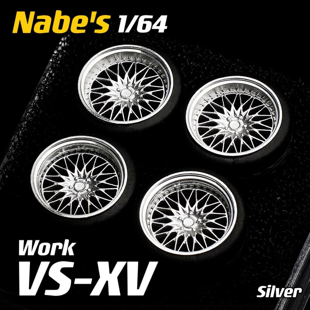 1/64 Scale Wheels 9.7mm Nabes Work VSXV