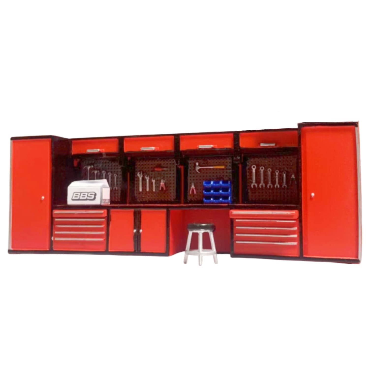 1/64 Working Garage Cabinets