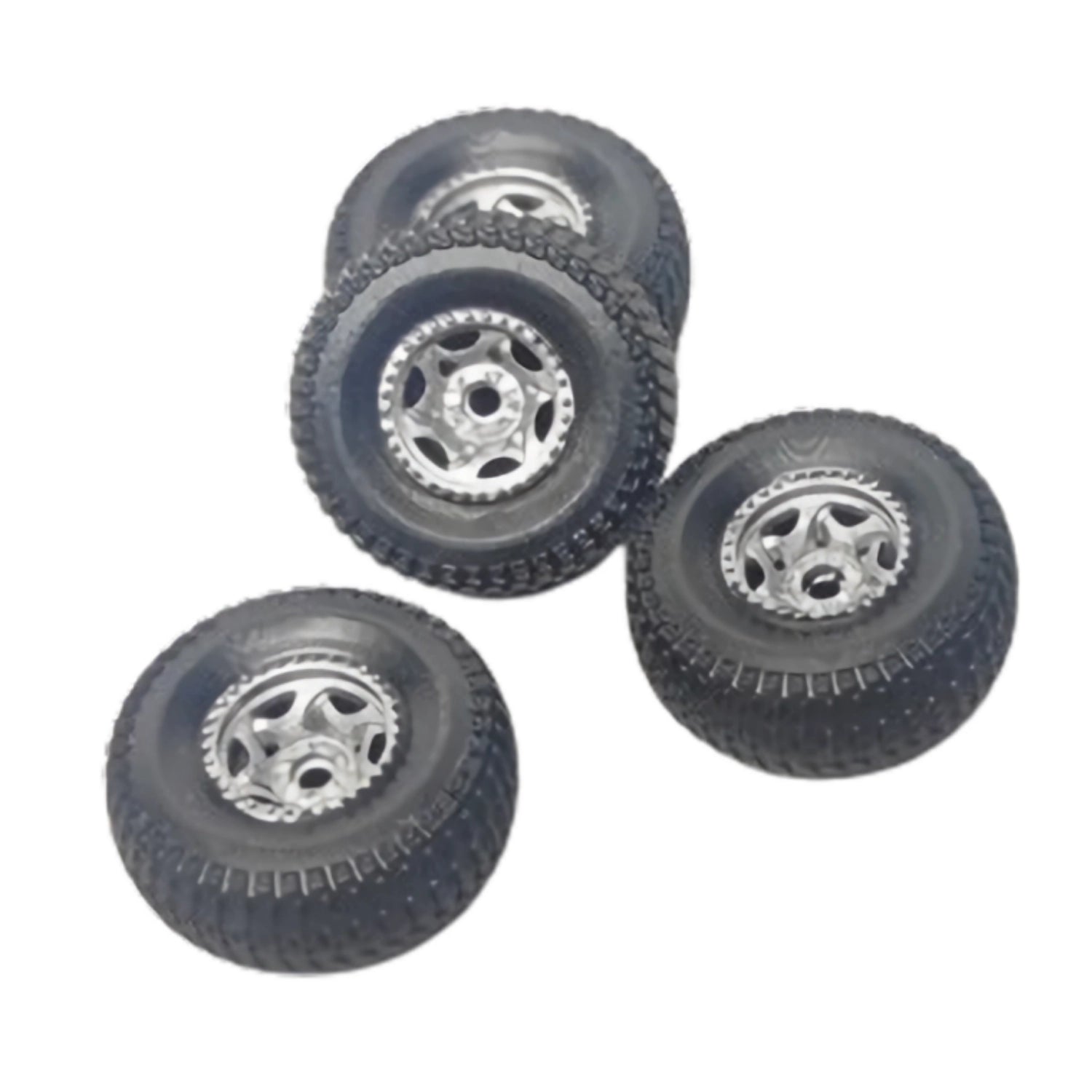 1/64 Truck Wheels Off Road 14*5.5mm 4Pcs Set