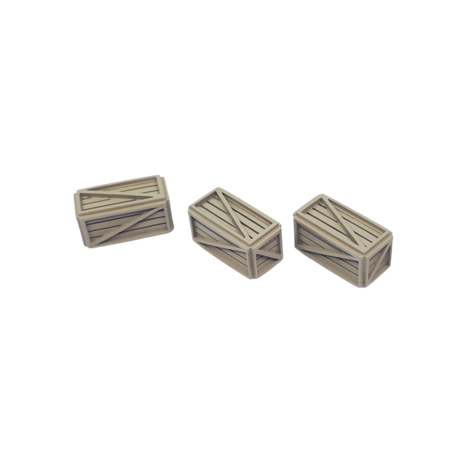 1/64 Wooden Crates 20*10mm 3 Pcs