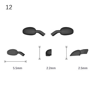 Side Mirrors 1/64 Scale Custom Parts 2Pcs Set - 164model