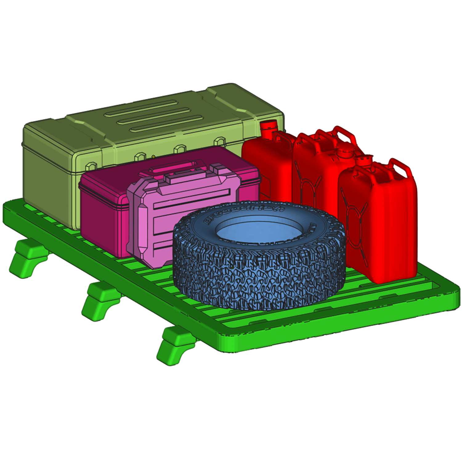 164 Luggagerack Roofrack - 164model