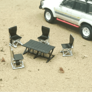 1/64 Camping Picnic Table Chairs - 164model