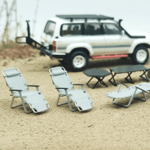 1/64 Camping Picnic Table Chairs - 164model