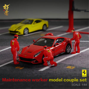 1:64 Scale Figure Machinist 4 Pcs Set - 164model