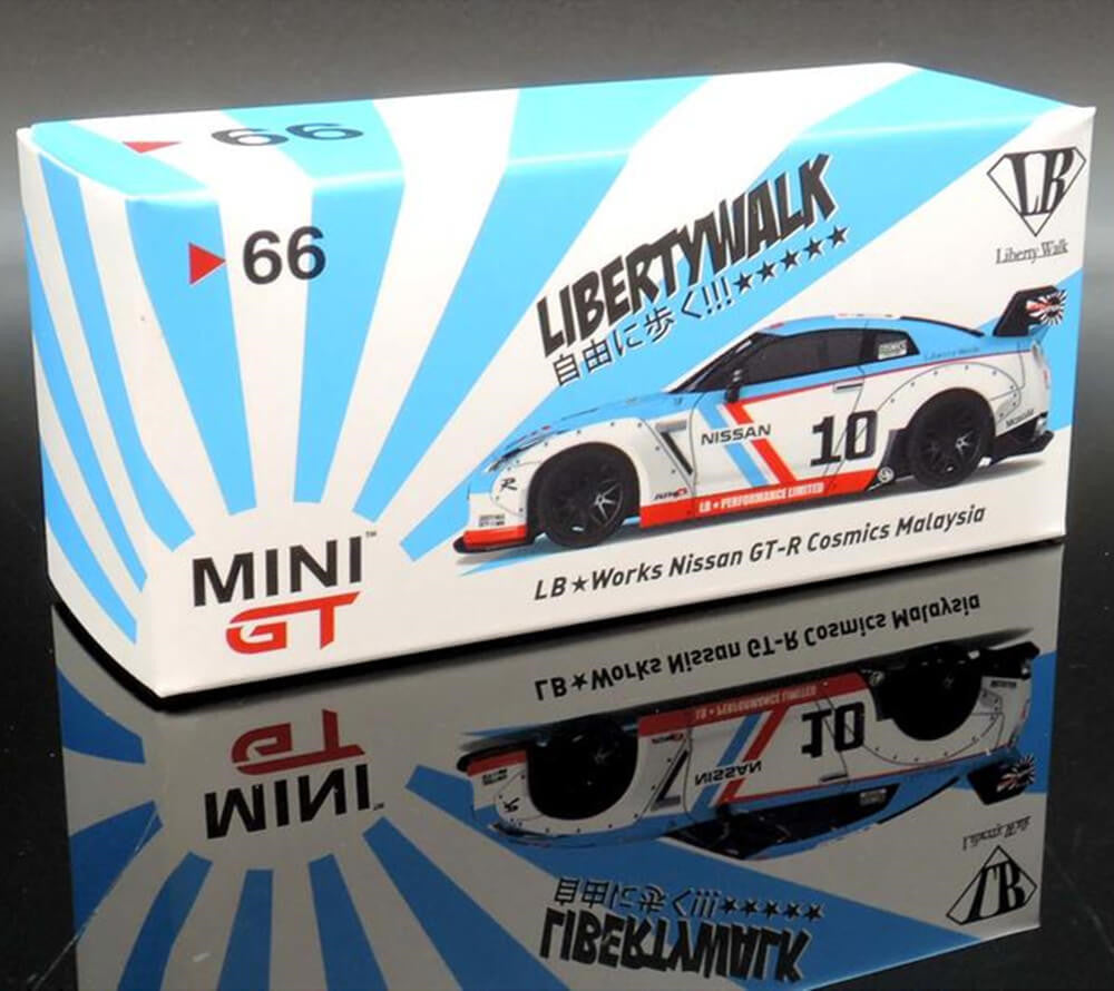 1:64 Nissan GT-R (R35) Liberty Walk MDX19 Malaysia Exclusive LB★Works - 164model