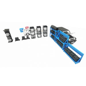 1:64 Scale Wheel Display Stands Diorama Showroom - 164model