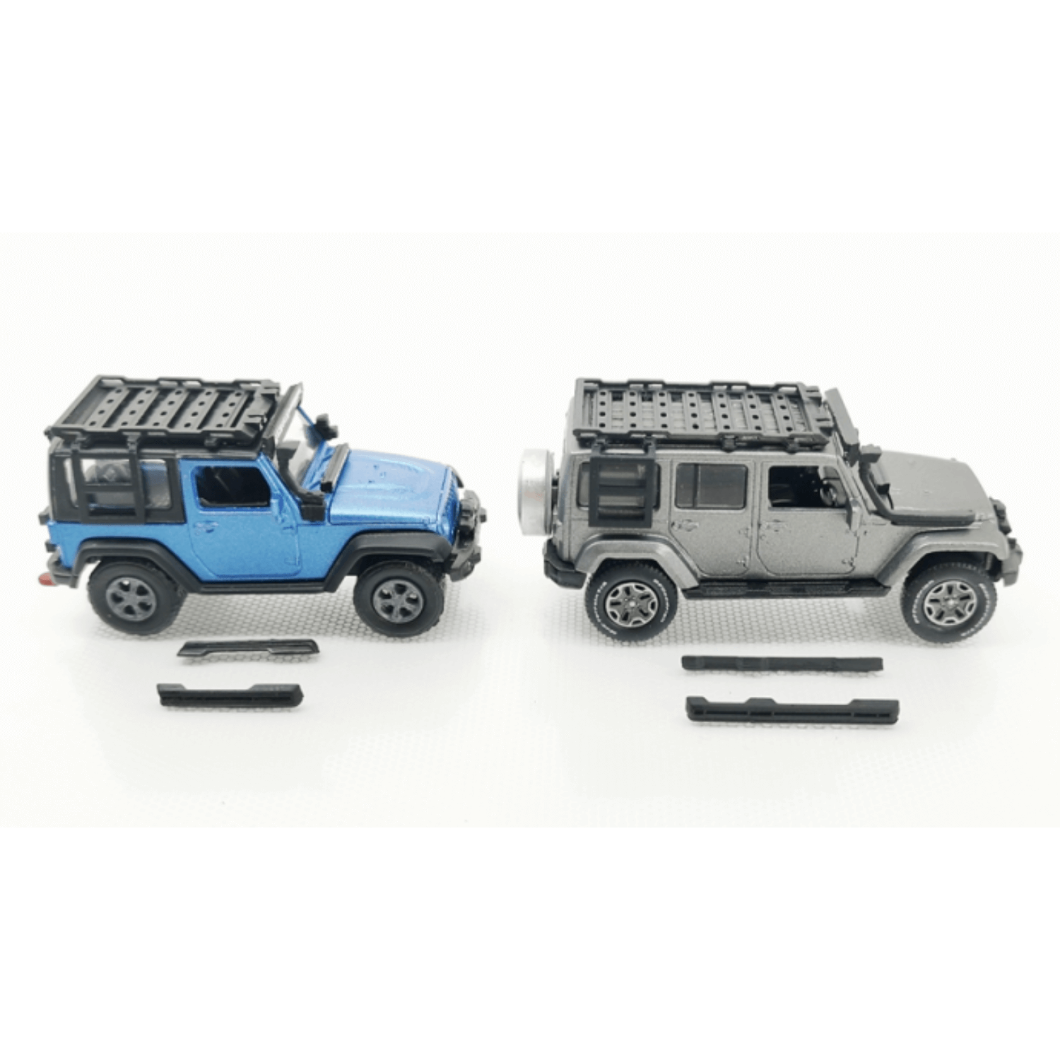 1/64 Door Sill Scuff Welcome Pedal for Jeep Rubicon Wrangler - 164model