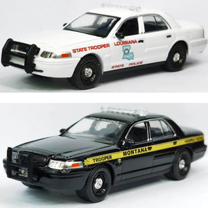 1/64 Push Bumper Crown Victoria Dodge Charger For Greenlight - 164model