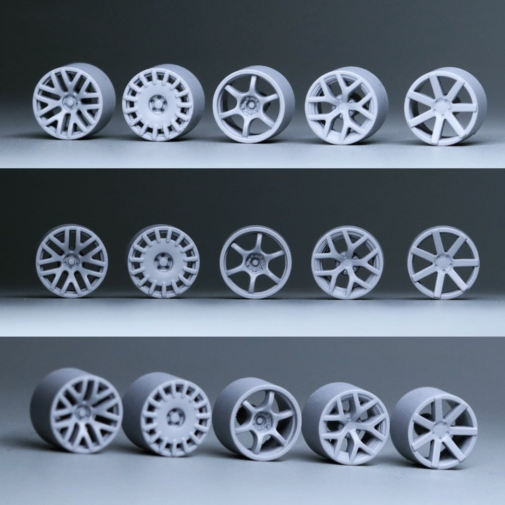 1/64 Scale Wheels and Tires 10mm - 164model