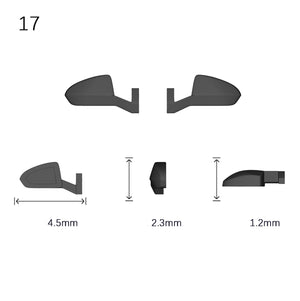 Side Mirrors 1/64 Scale Custom Parts 2Pcs Set - 164model