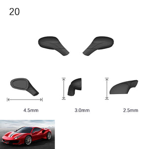 Side Mirrors 1/64 Scale Custom Parts 2Pcs Set - 164model