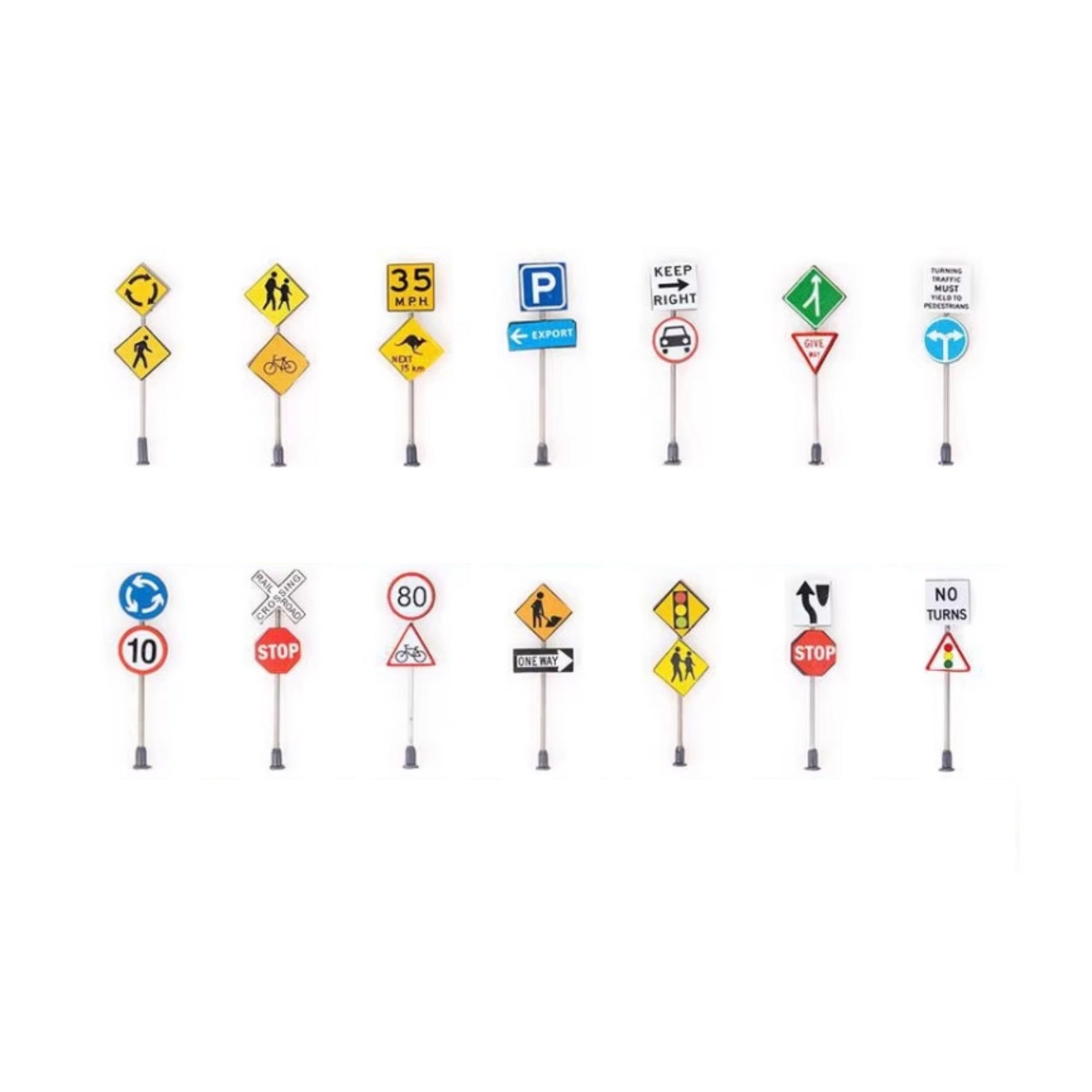 1/64 Traffic Signs