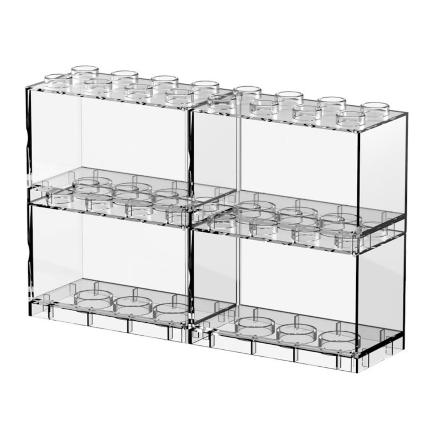 Tiny City Stackble Display Box T-Brick 8 IN 1 Package Combination Stands Cases - 164model