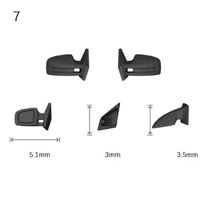 Side Mirrors 1/64 Scale Custom Parts 2Pcs Set - 164model