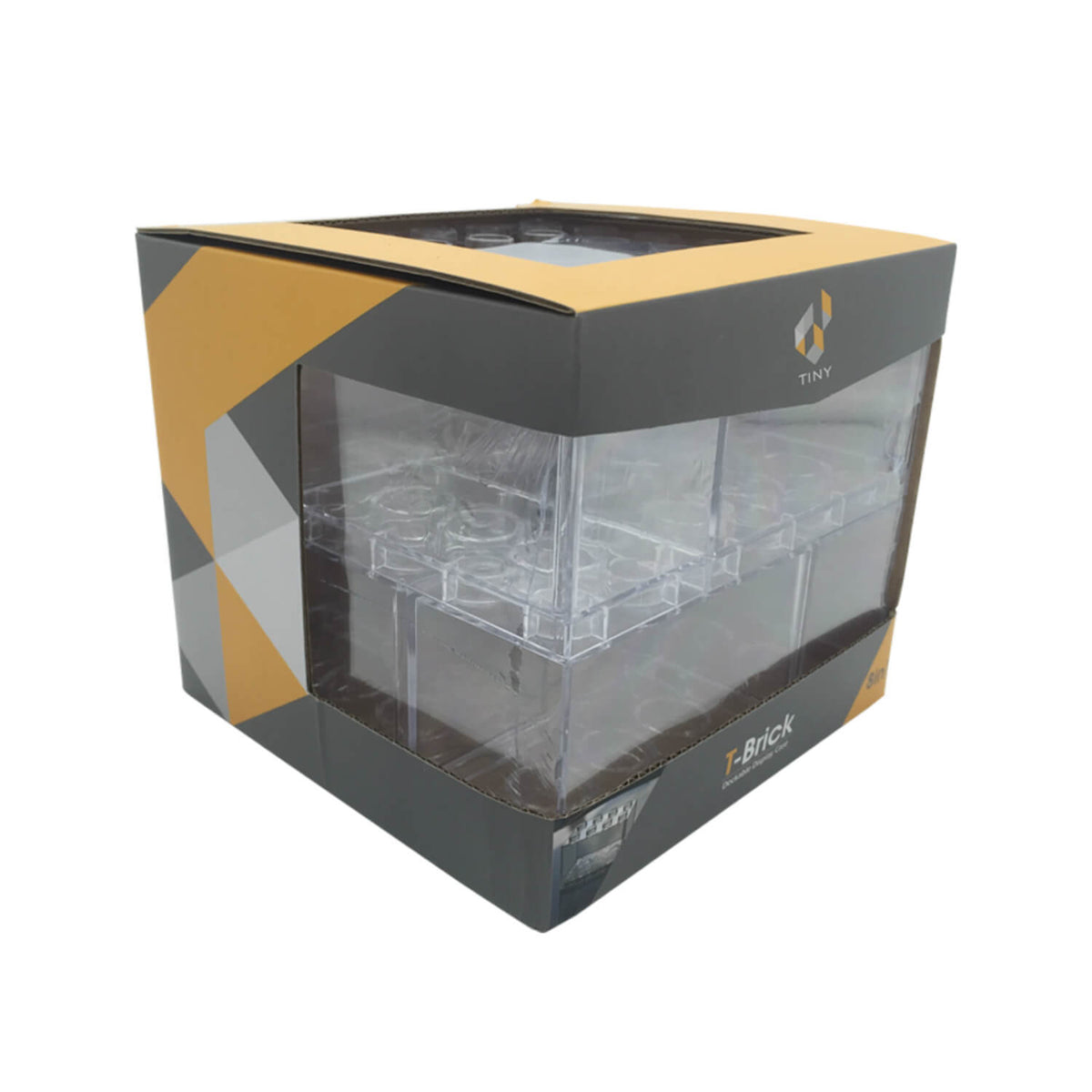 Stackble Boxes Display Tiny City Stackble Display Box T-Brick 8 IN 1 – 164model