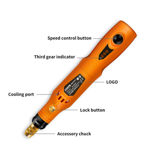 Cordless Rotary Tool Kit Perfect for Diecast Tunning Jobs - 164model