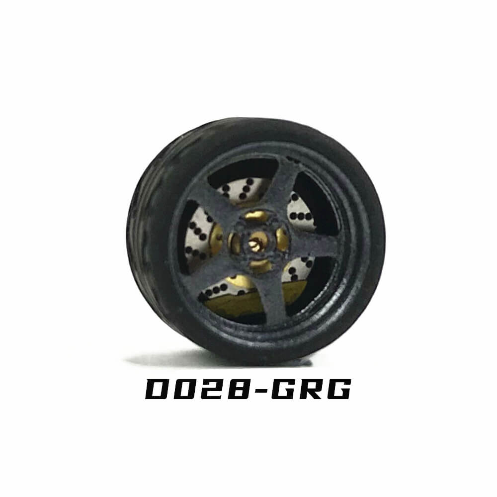 1/64 Custom Tunning Wheels w/ Brake Caliper - 164model