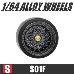 1/64 Scale Wheels and Axles w/ Brake Caliper 1 - 164model