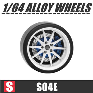 1/64 Scale Wheels and Axles w/ Brake Caliper 2 - 164model