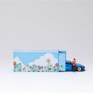 1/64 20' Metal Shipping Cargo Container Sunflower - 164model