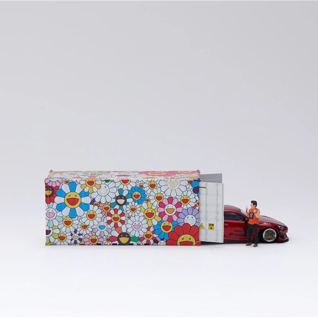 1/64 20' Metal Shipping Cargo Container Sunflower - 164model